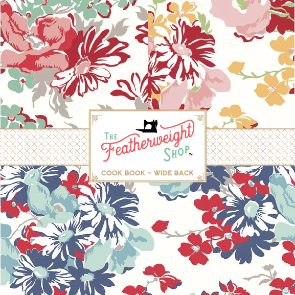 Fabric, Cook Book by Lori Holt KITCHEN TILE PEWTER (by the yard) - Image 3
