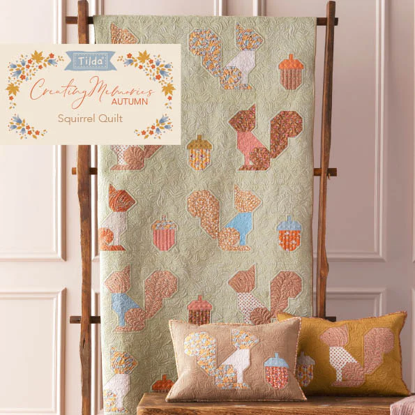 Fabric, Creating Memories AUTUMN, THANKSGIVING by Tilda - FAT QUARTER BUNDLE - Image 19