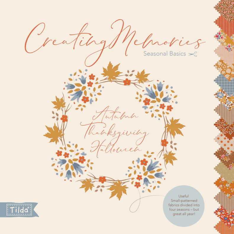 Fabric, Creating Memories AUTUMN, THANKSGIVING by Tilda - FAT QUARTER BUNDLE - Image 36