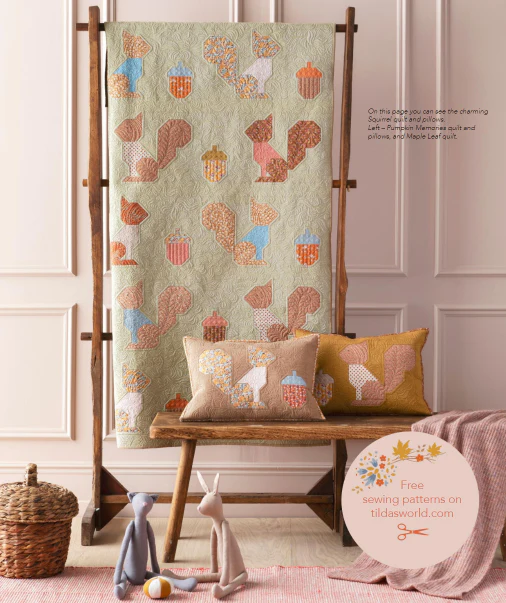 Fabric, Creating Memories AUTUMN, THANKSGIVING by Tilda - FAT QUARTER BUNDLE - Image 6