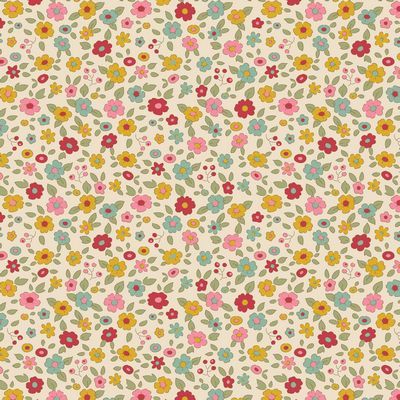 Fabric, Creating Memories Collection by Tilda - Evie DOVE WHITE (by the yard)