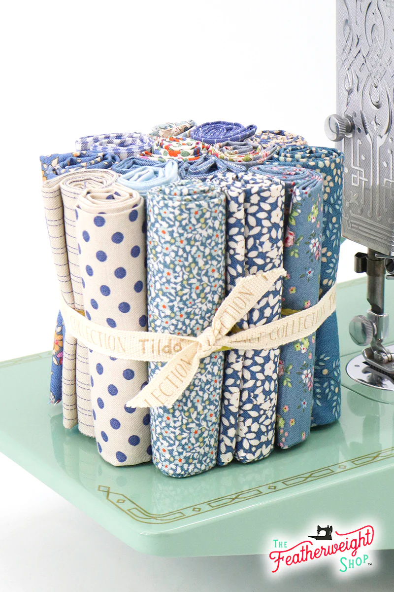 Fabric, Creating Memories SUMMER & OCEAN BLUES by Tilda - Fat EIGHTH Bundle - Image 2