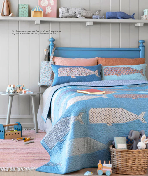 Fabric, Creating Memories SUMMER & OCEAN BLUES by Tilda - Fat EIGHTH Bundle - Image 14