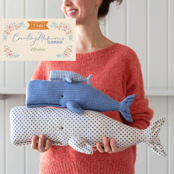 Fabric, Creating Memories SUMMER & OCEAN BLUES by Tilda - Fat EIGHTH Bundle - Image 9