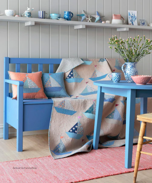 Fabric, Creating Memories SUMMER & OCEAN BLUES by Tilda - Fat EIGHTH Bundle - Image 15