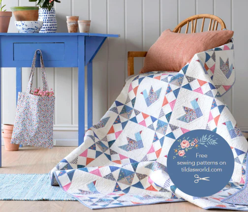Fabric, Creating Memories SUMMER & OCEAN BLUES by Tilda - Fat EIGHTH Bundle - Image 18