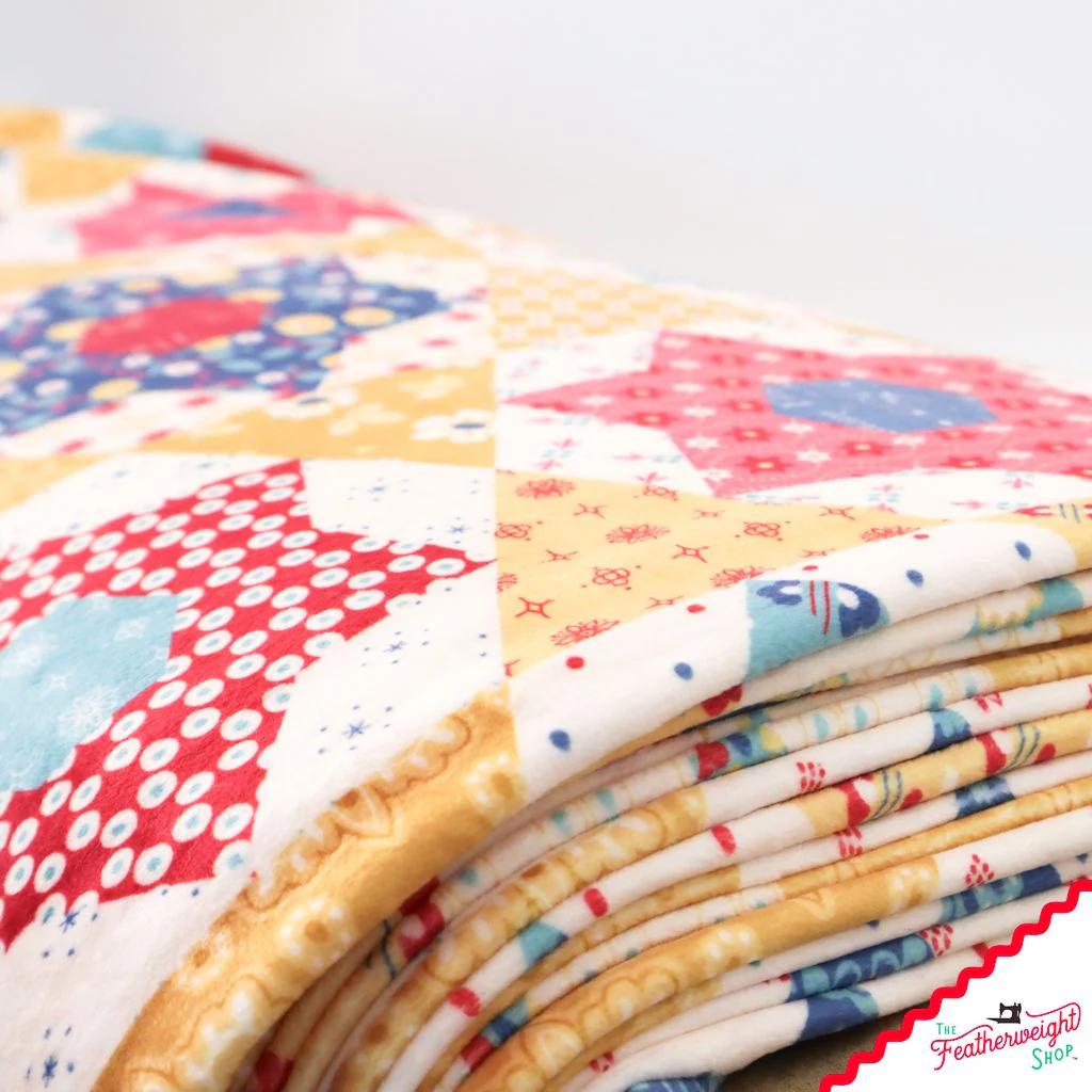 Fabric, Double Lush Velvet Americana Stars by Lori Holt (Backing Cut - FIVE YARDS) - Image 4