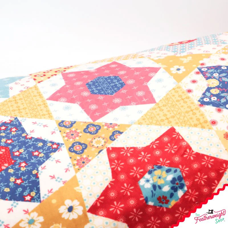 Fabric, Double Lush Velvet Americana Stars by Lori Holt (Backing Cut - FIVE YARDS) - Image 5