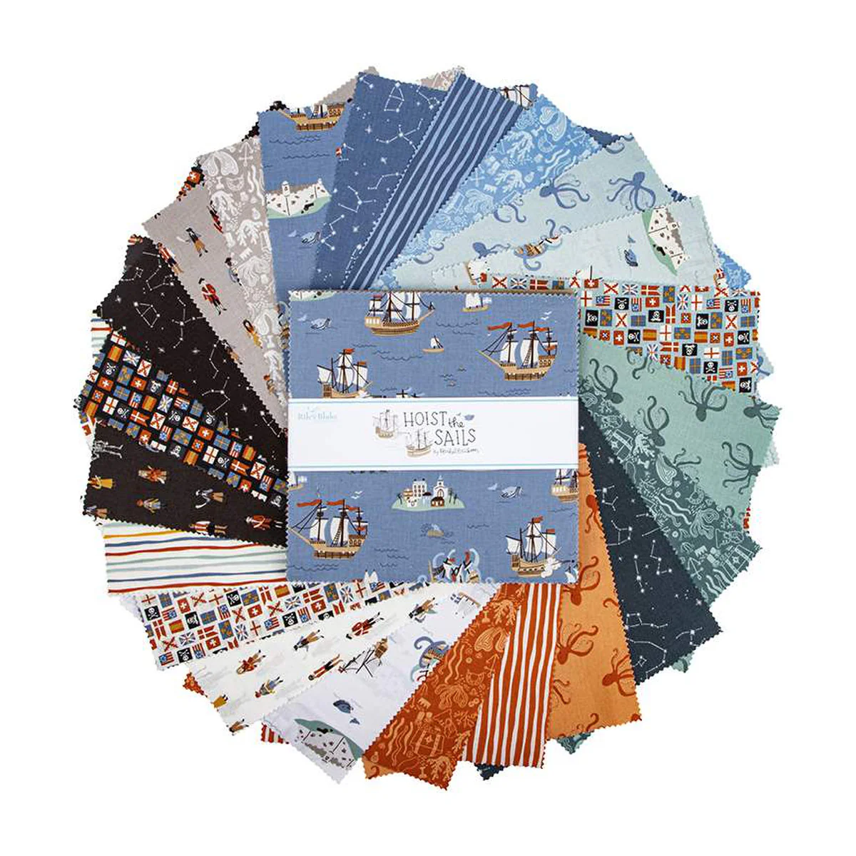 Fabric, Hoist the Sails - 10" Stacker - Image 2