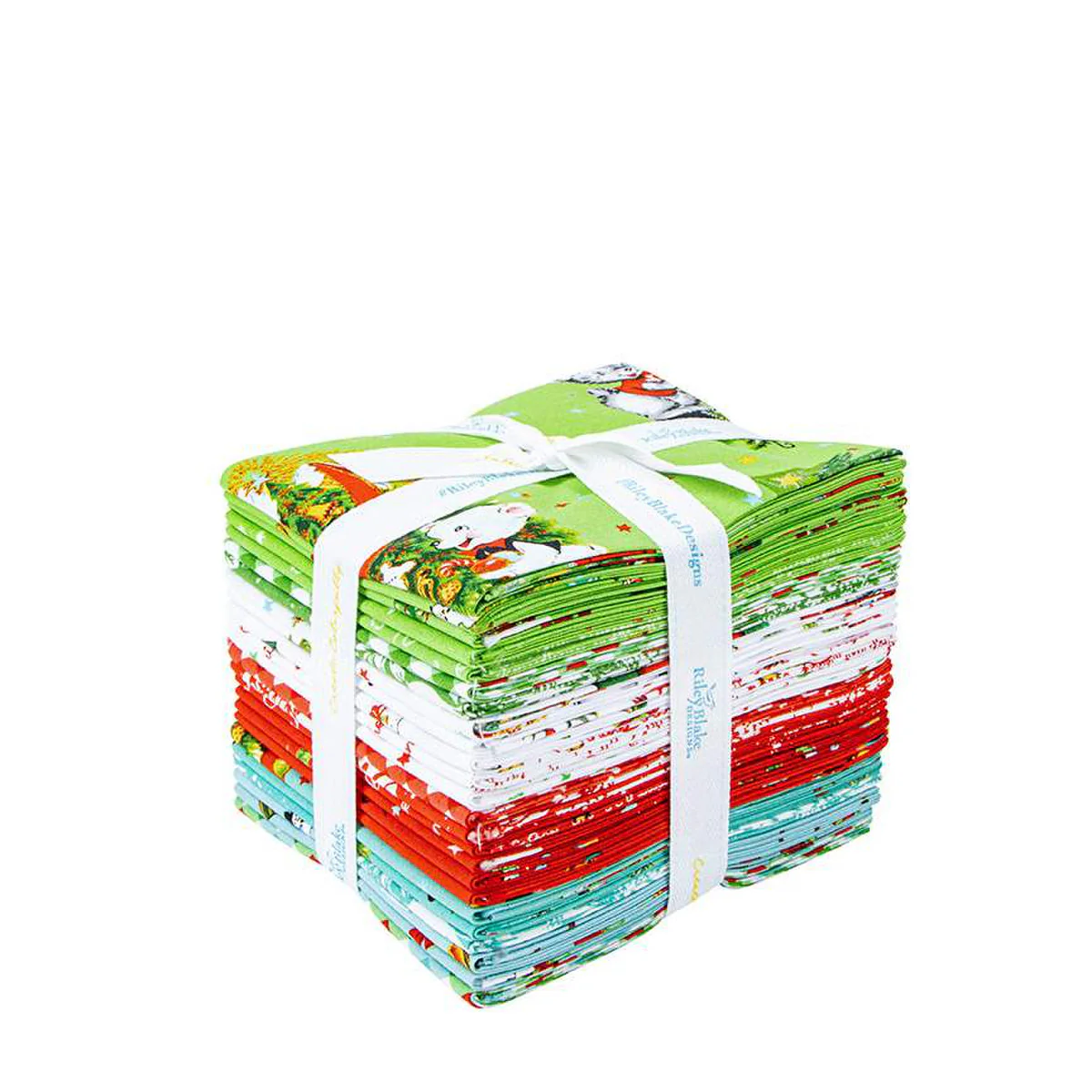 Fabric, JINGLE BELLS Retro Christmas - FAT QUARTER BUNDLE - Image 2