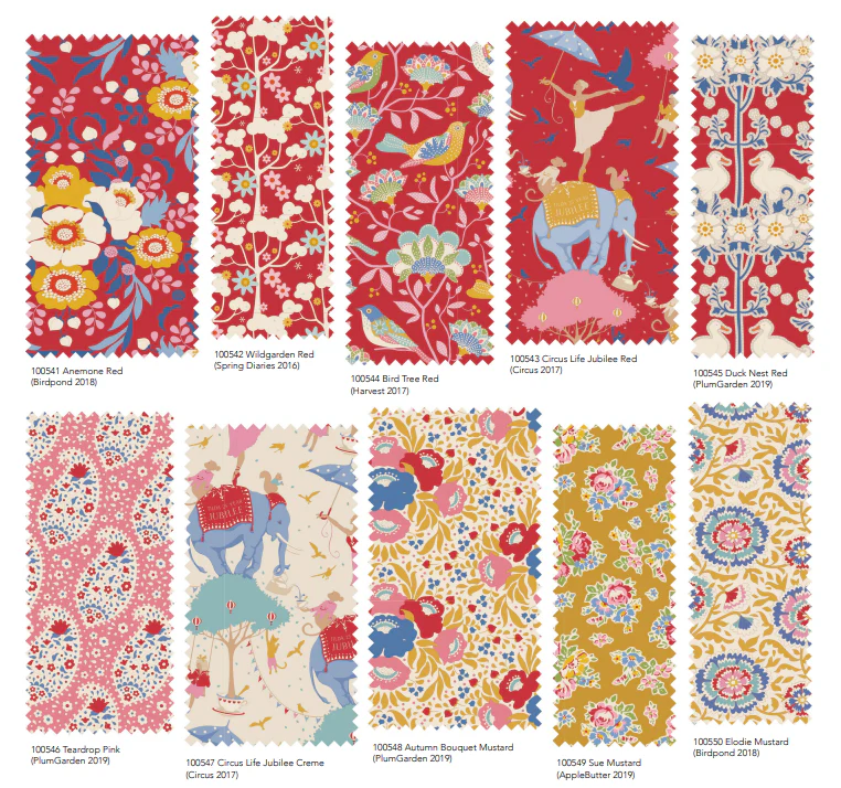 Fabric, Jubilee by Tilda - Fat EIGHTH (1/8th) Bundle - Image 21