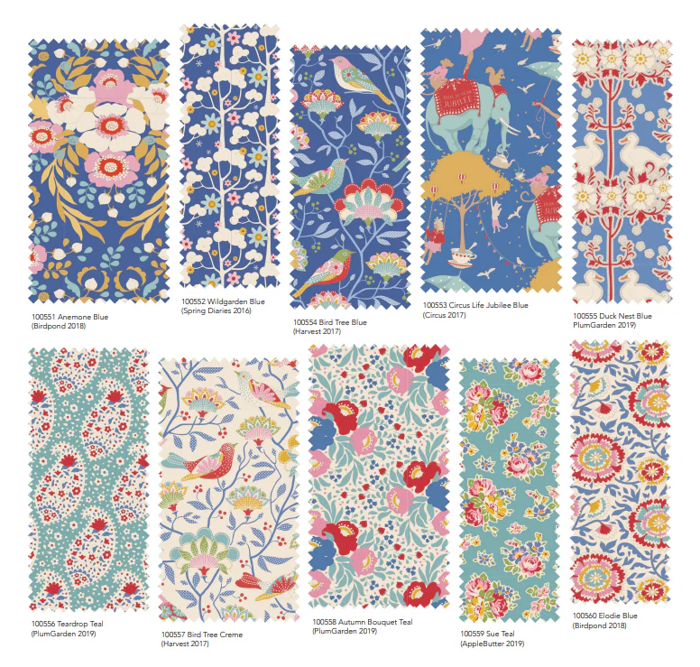 Fabric, Jubilee by Tilda - Fat EIGHTH (1/8th) Bundle - Image 22