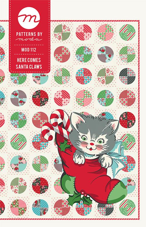 Fabric, Kitty Christmas by Urban Chiks - Fat QUARTER BUNDLE - Image 5
