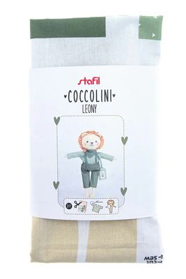 Fabric, Leony Lion Coccolini ~ Cut & Sew Toy PANEL - Image 3