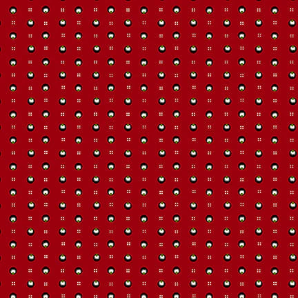Fabric, My Childhood Christmas by Buttermilk Basin - Ditsy RED (by the yard)