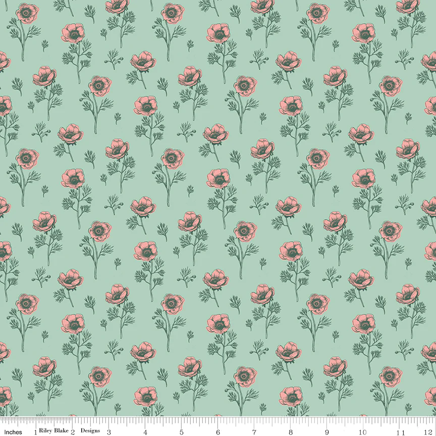 Fabric, PORCH SWING by Ashley Collett - FAT QUARTER BUNDLE - Image 10