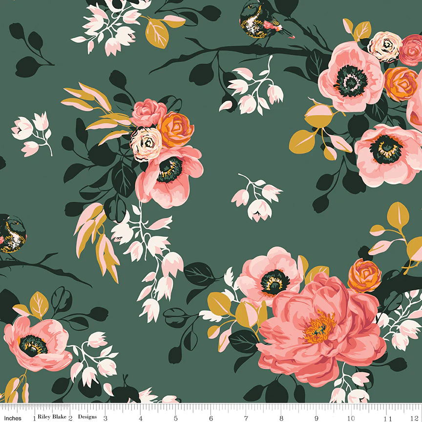 Fabric, PORCH SWING by Ashley Collett - FAT QUARTER BUNDLE - Image 4