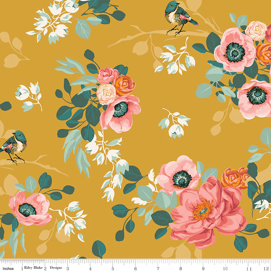 Fabric, PORCH SWING by Ashley Collett - FAT QUARTER BUNDLE - Image 5