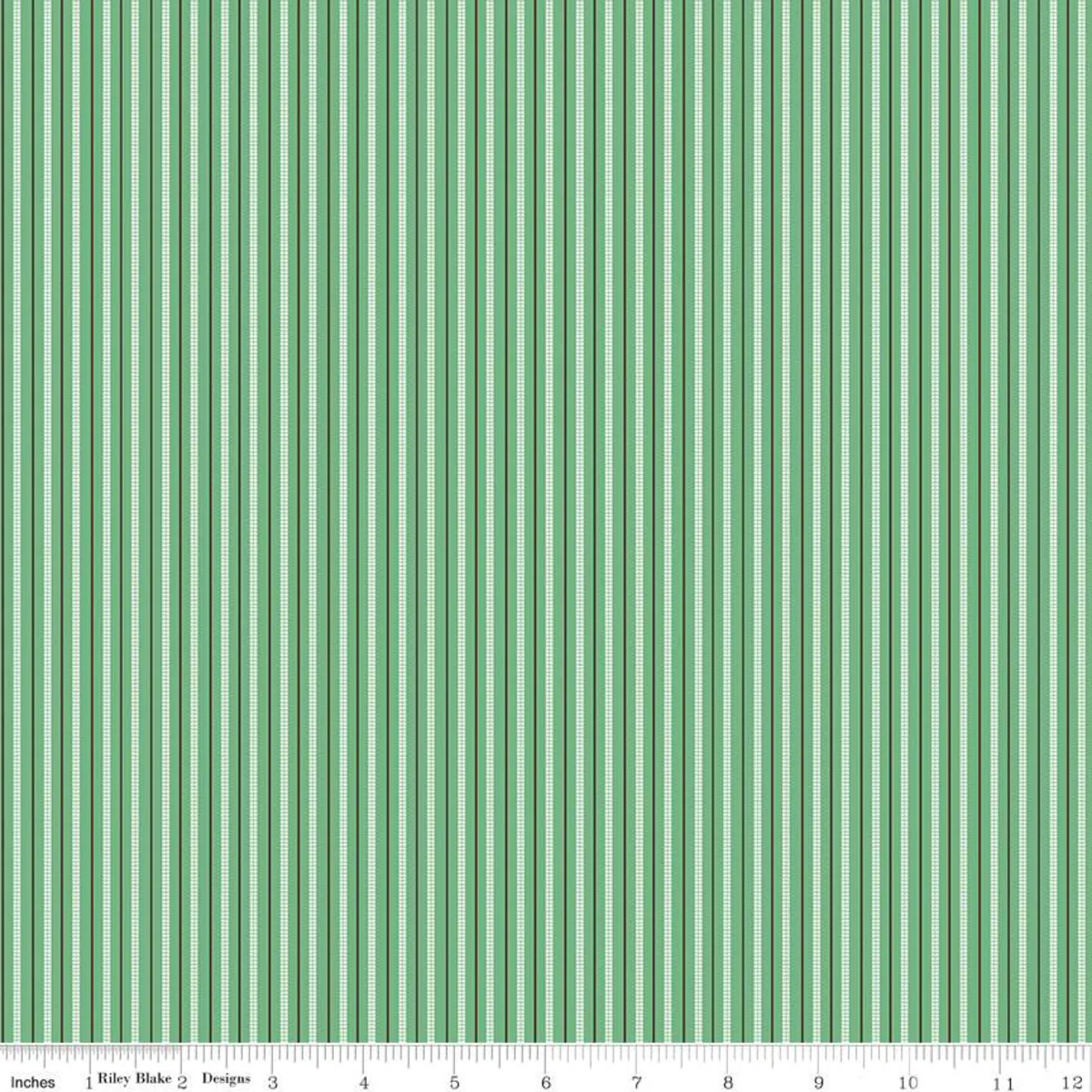 Fabric, Prairie by Lori Holt TICKING ALPINE (by the yard)