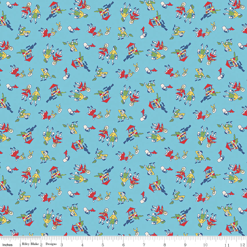Fabric, STORYTIME 30s by Riley Blake Designs - FAT QUARTER BUNDLE - Image 4
