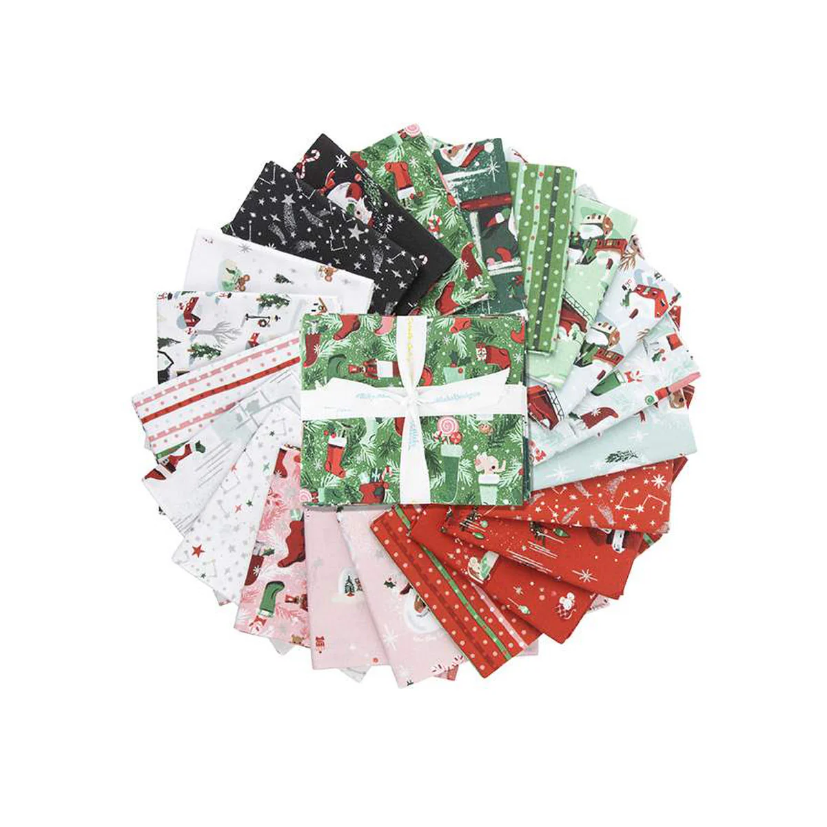 Fabric, Twas - FAT QUARTER BUNDLE - Image 2