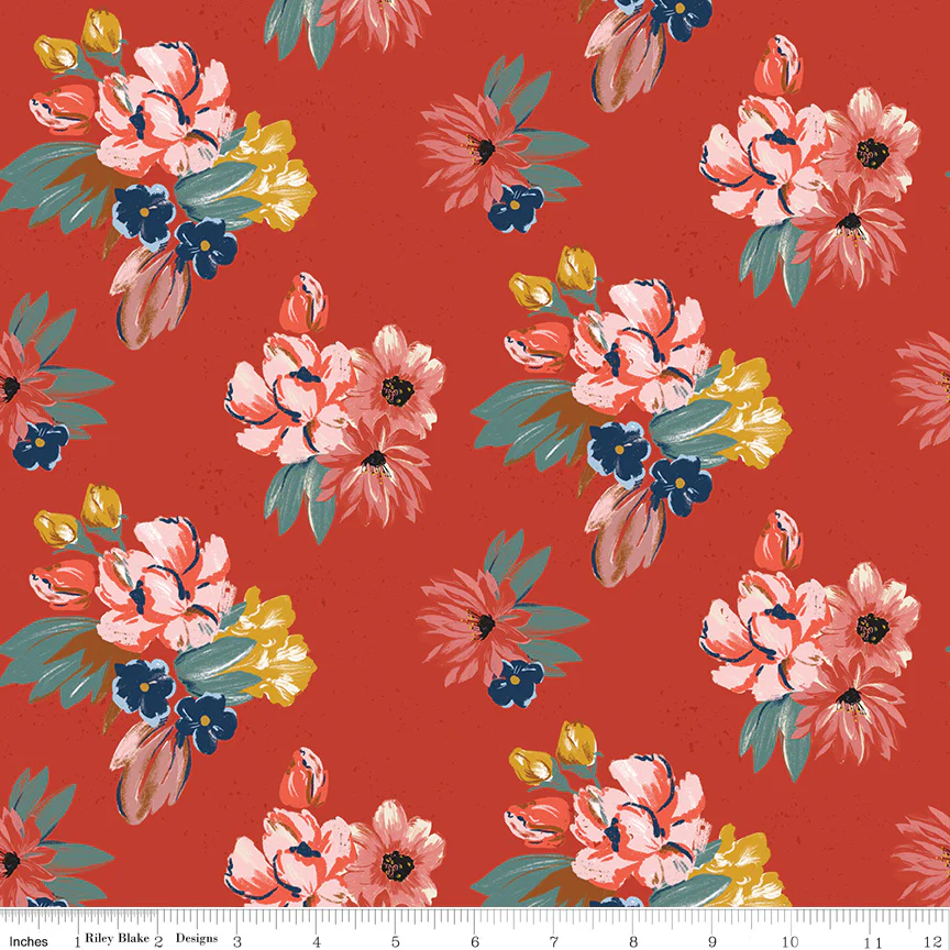 Fabric, WILD ROSE by Riley Blake Designs - FAT QUARTER BUNDLE - Image 8