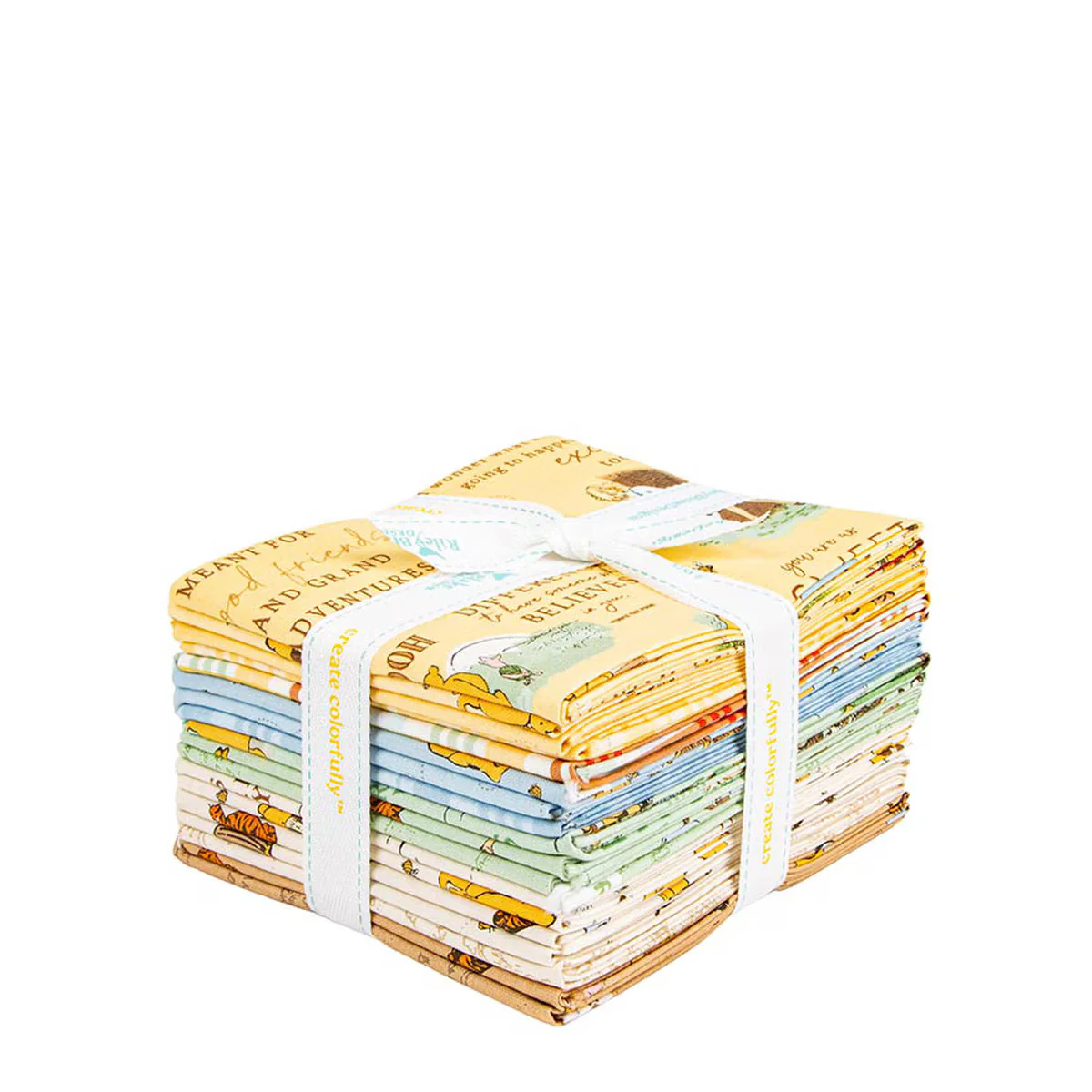 Fabric, Winnie the Pooh - FAT QUARTER BUNDLE - Image 2