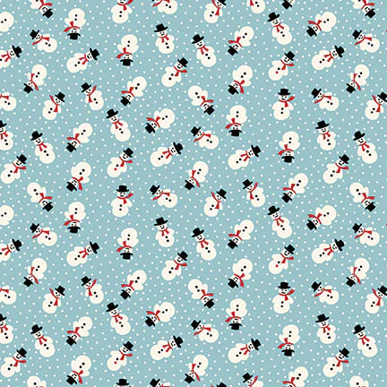 Fabric, Winter in Snowtown by Buttermilk Basin - FAT QUARTER BUNDLE + PANEL - Image 11