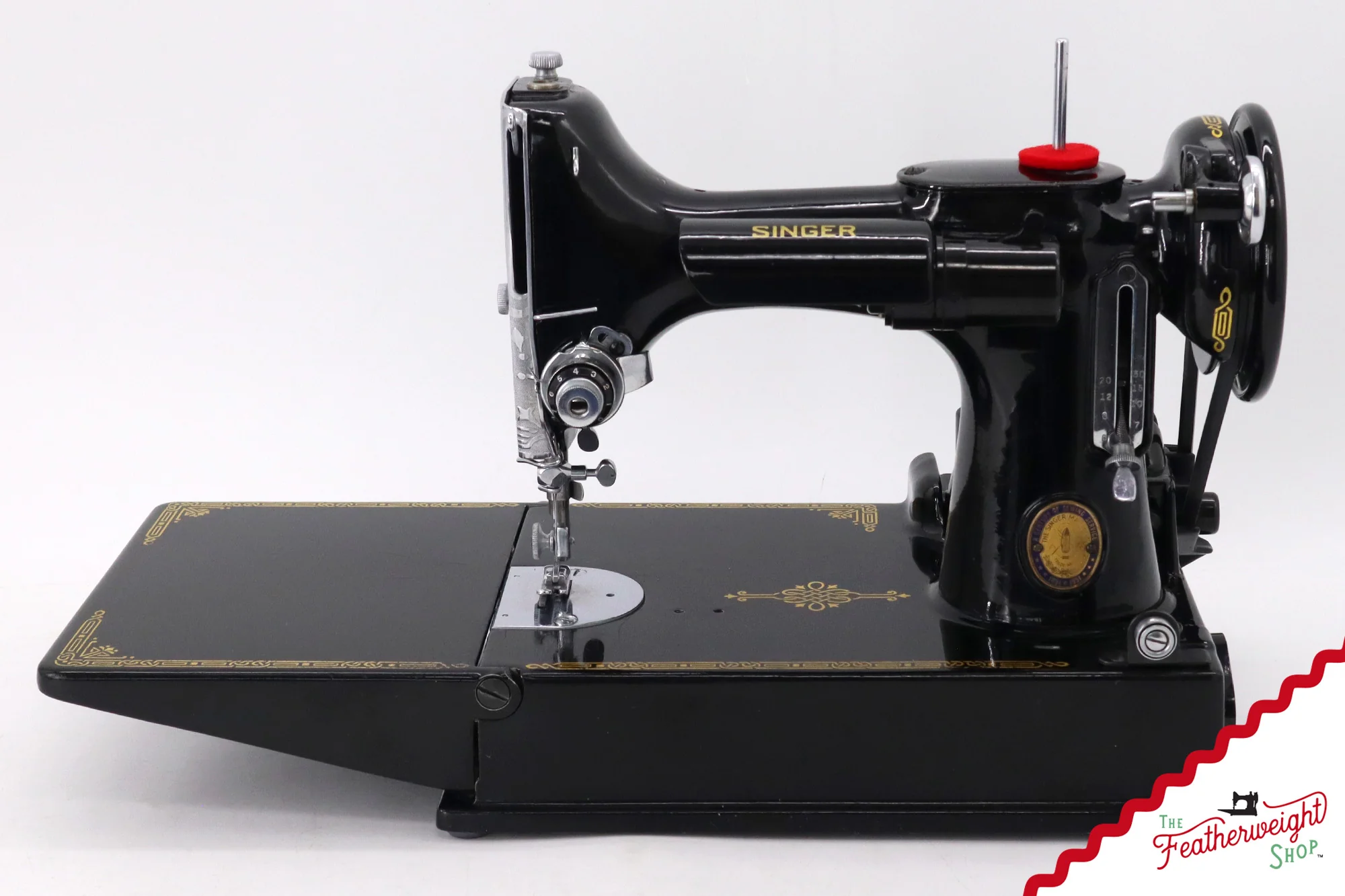 Featherweight 221K Sewing Machine, Centennial, EG638*** - 1951 - Image 2