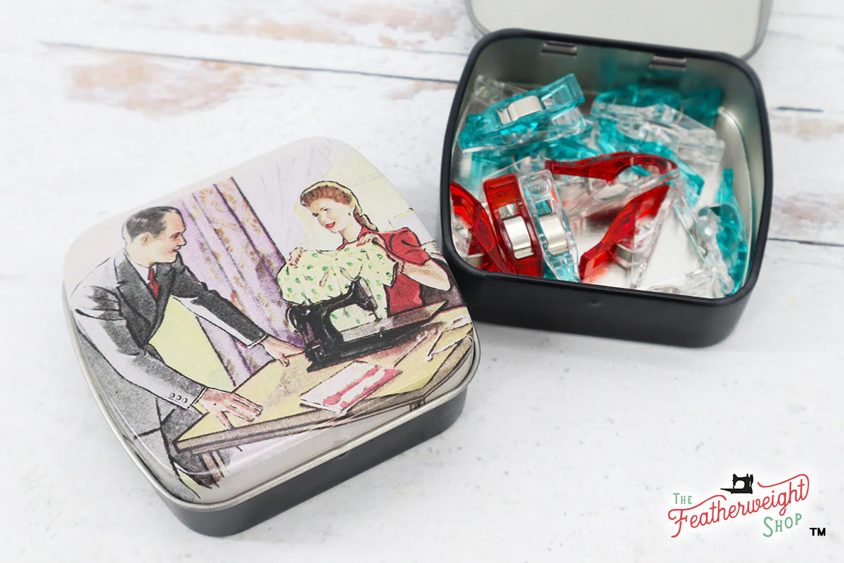 Featherweight Pin Tin & Nostalgic Box - Yellow Dress - Image 5