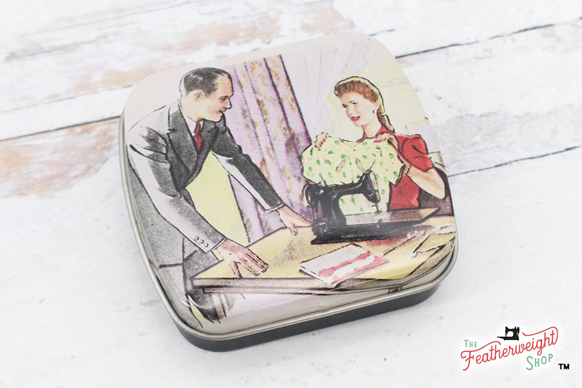 Featherweight Pin Tin & Nostalgic Box - Yellow Dress - Image 6