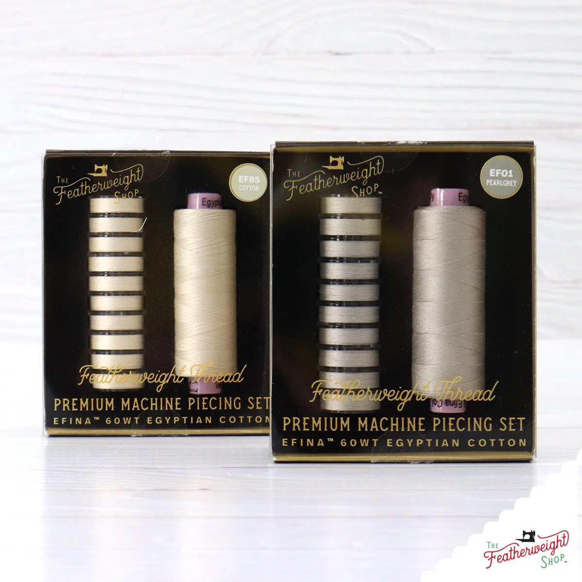 Featherweight Thread, PREMIUM MACHINE PIECING SET with Prewound Bobbins - Image 2