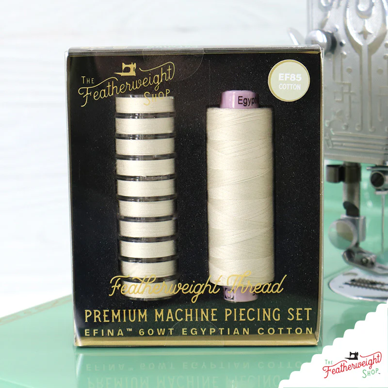 Featherweight Thread, PREMIUM MACHINE PIECING SET with Prewound Bobbins - Image 4