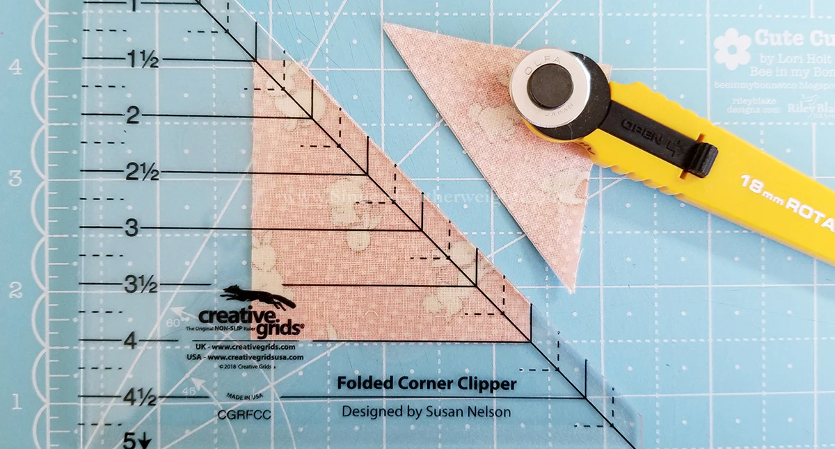 Folded Corner Clipper Ruler by Creative Grids - SMALL - Image 2