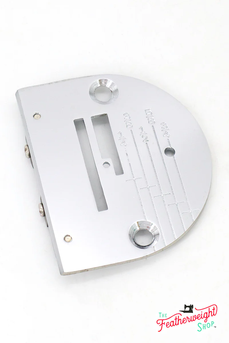Throat / Needle Plate, Graduated - Singer Featherweight Model 221
