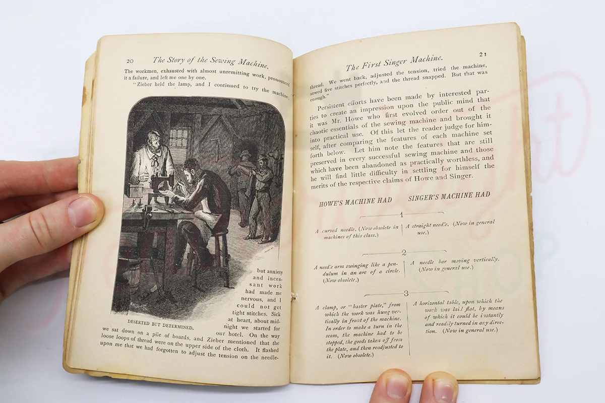 History Book, Genius Rewarded, Singer (Vintage Original) - RARE - Image 3