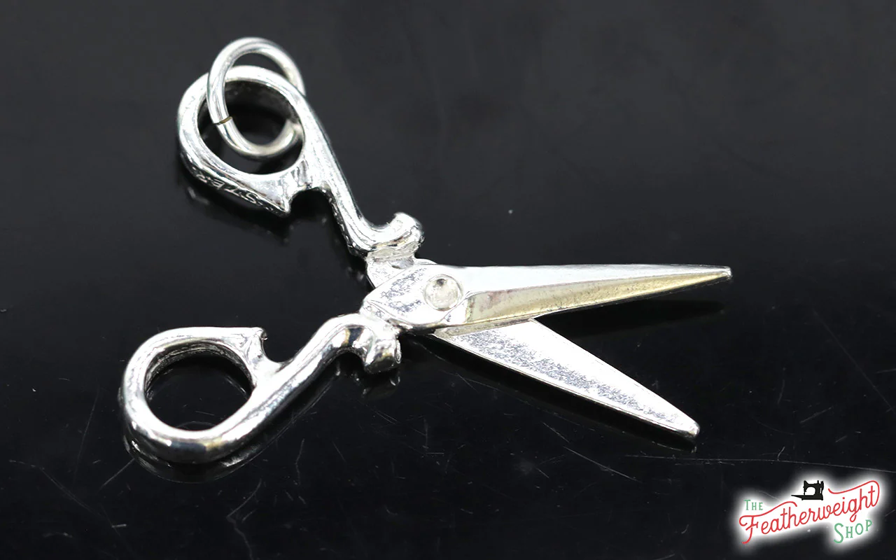 Jewelry, Sewing Scissors Sterling Silver, CHARM - Image 2