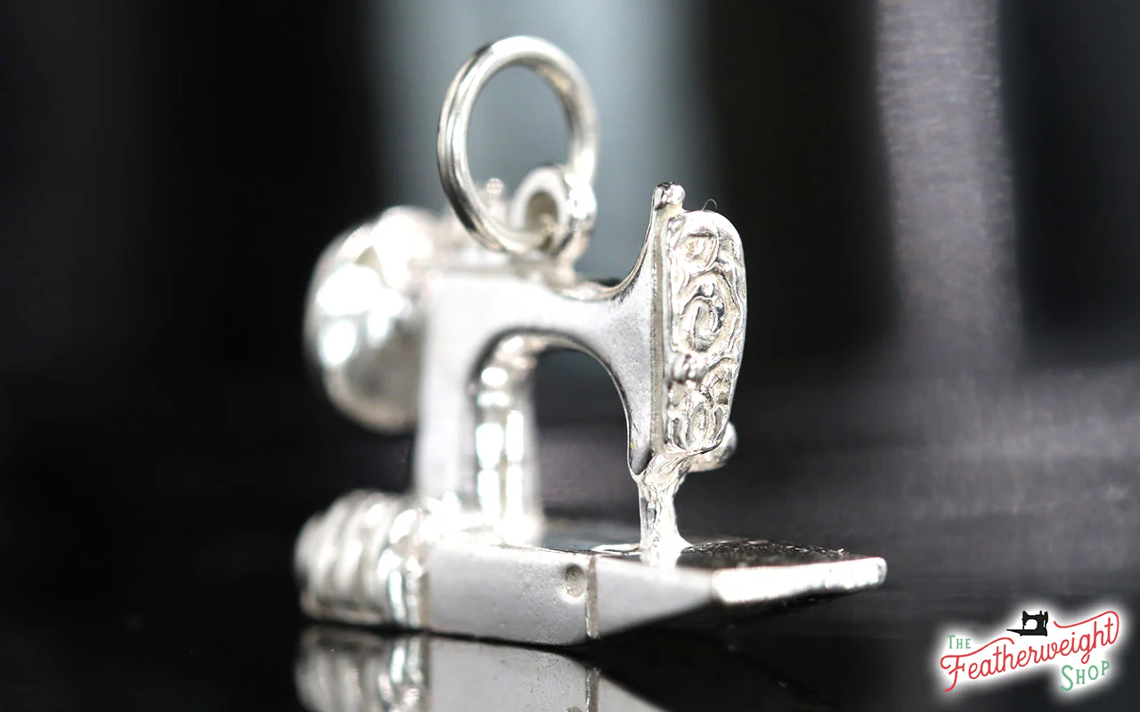 Jewelry, Singer Featherweight 221 Sterling Silver, CHARM - Image 3