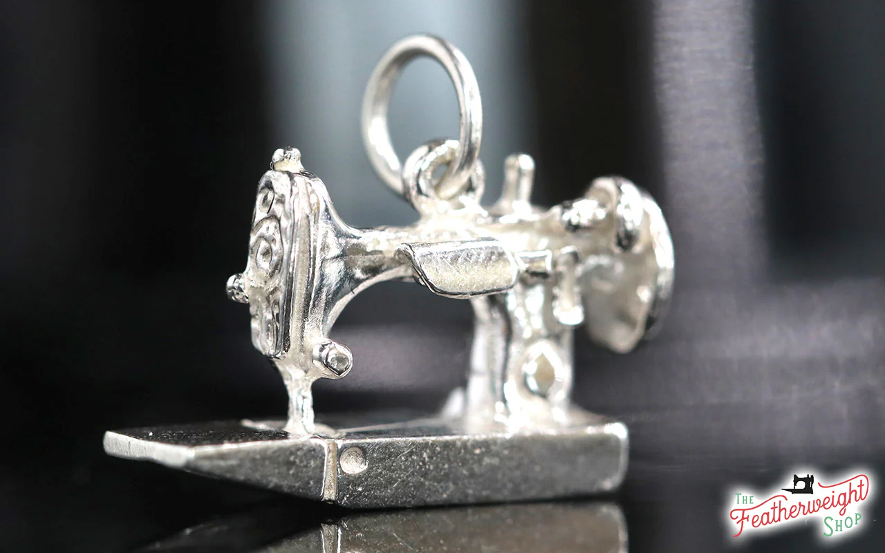 Jewelry, Singer Featherweight 221 Sterling Silver, CHARM - Image 4