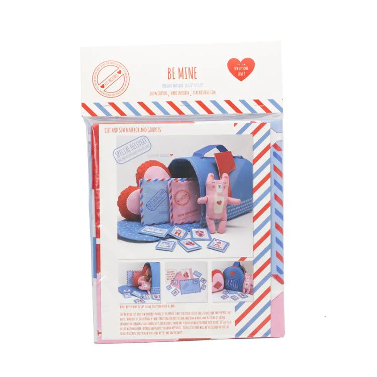 Kit, Be Mine Mailbox ~ Special Delivery Cut & Sew (PANEL) - Image 2