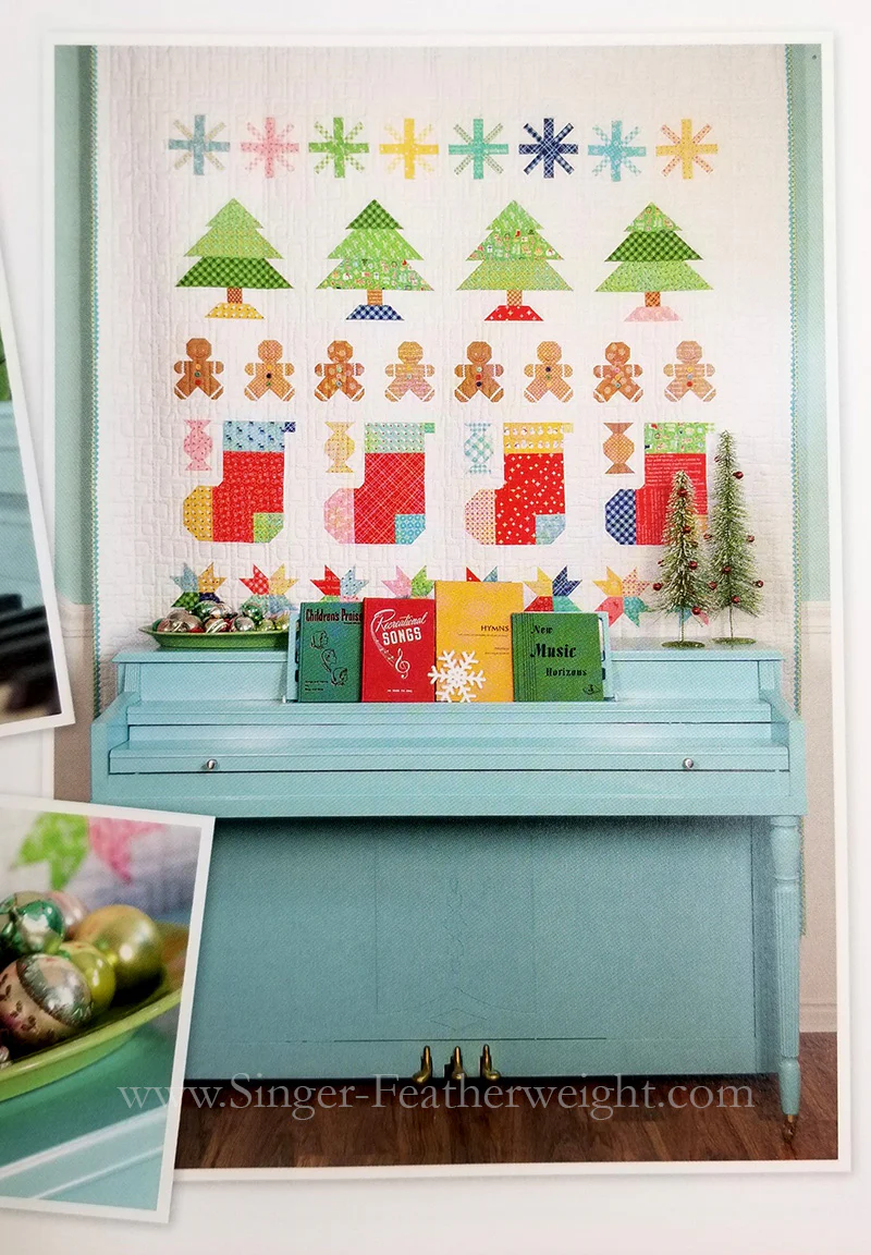 QUILT KIT, Lori Holt Two Color Quilt EVER-GREEN (Pattern Book Optional) - Image 31