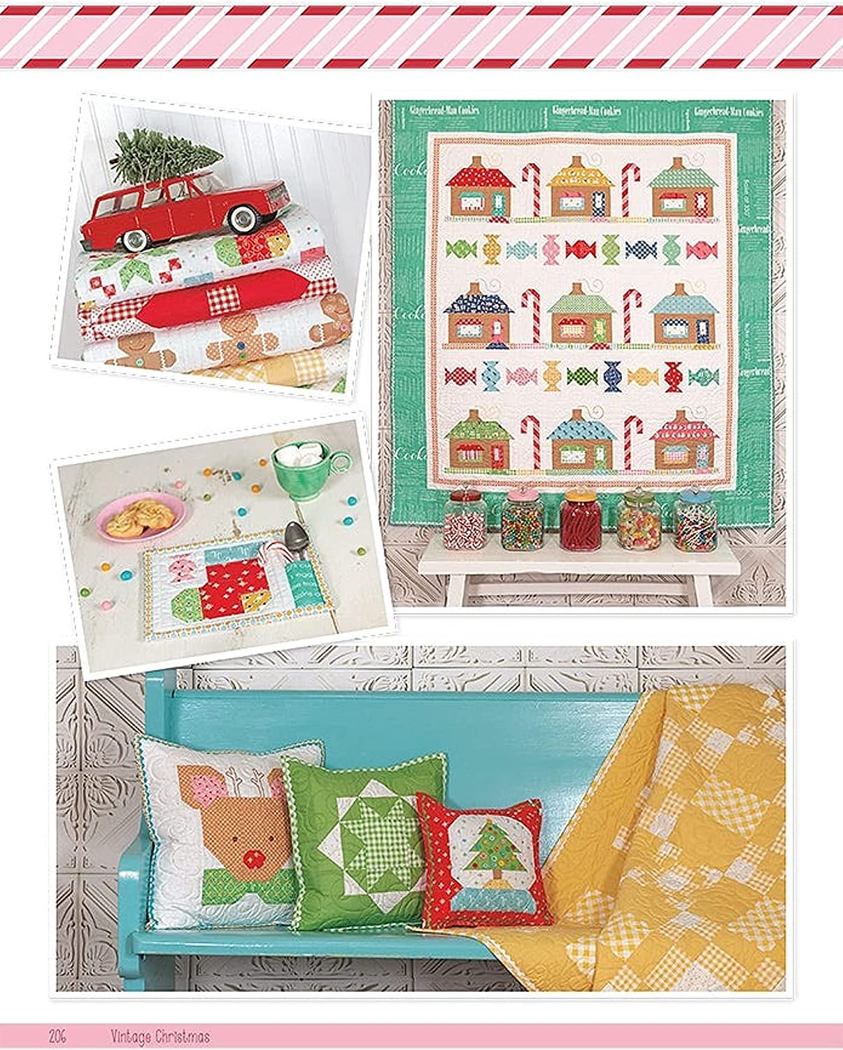 QUILT KIT, Lori Holt Two Color Quilt EVER-GREEN (Pattern Book Optional) - Image 5