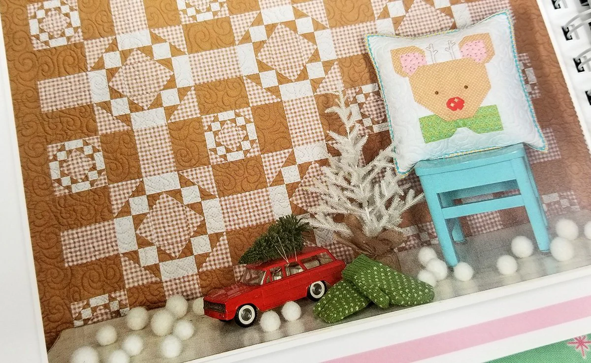 QUILT KIT, Lori Holt Two Color Quilt EVER-GREEN (Pattern Book Optional) - Image 7