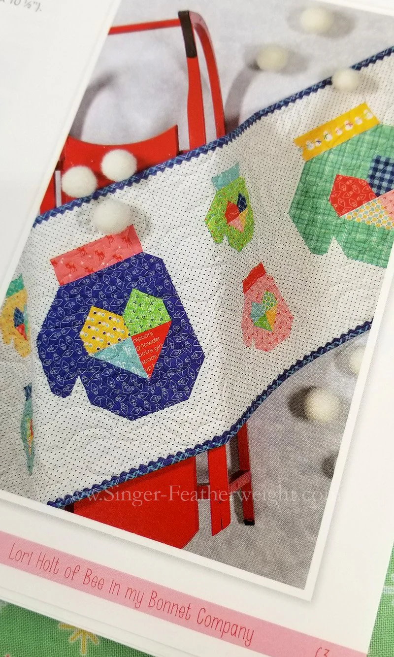 QUILT KIT, Lori Holt Two Color Quilt EVER-GREEN (Pattern Book Optional) - Image 8