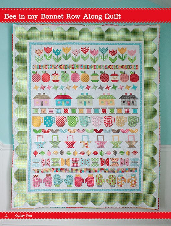 KIT, Quilty Sewing Machine Cover & Mat + COMPLETE PATTERN BOOK by Lori Holt - Image 10