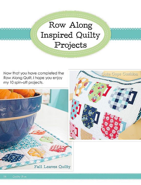 KIT, Quilty Sewing Machine Cover & Mat + COMPLETE PATTERN BOOK by Lori Holt - Image 12
