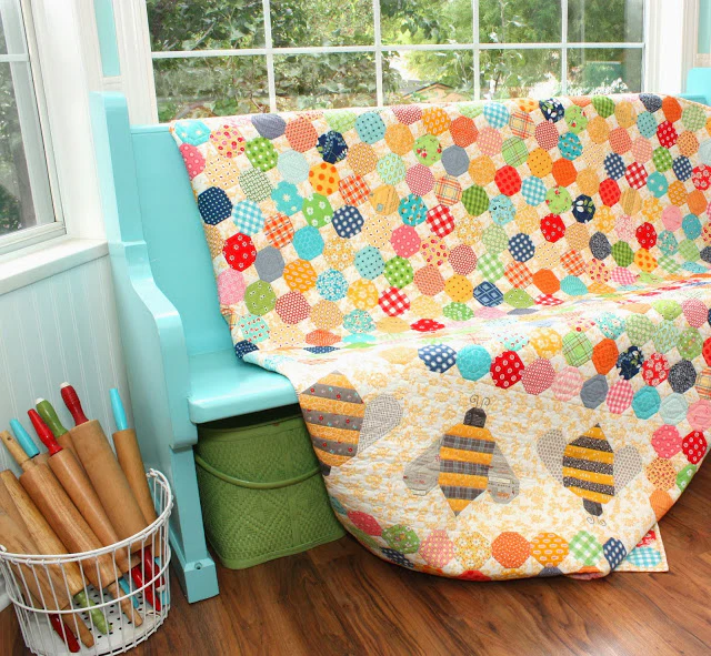 KIT, Quilty Sewing Machine Cover & Mat + COMPLETE PATTERN BOOK by Lori Holt - Image 14