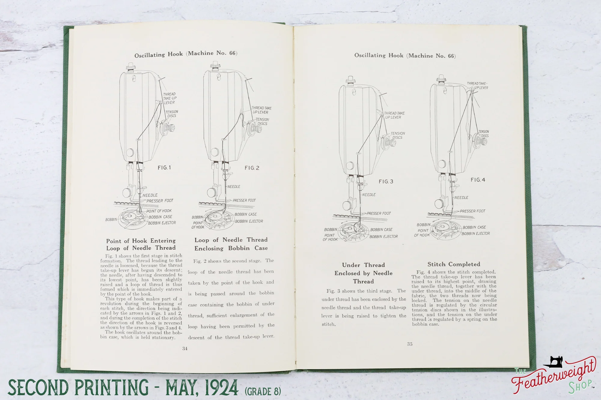 Machine Sewing Book, Singer 1924 (Vintage Original) RARE - Image 4