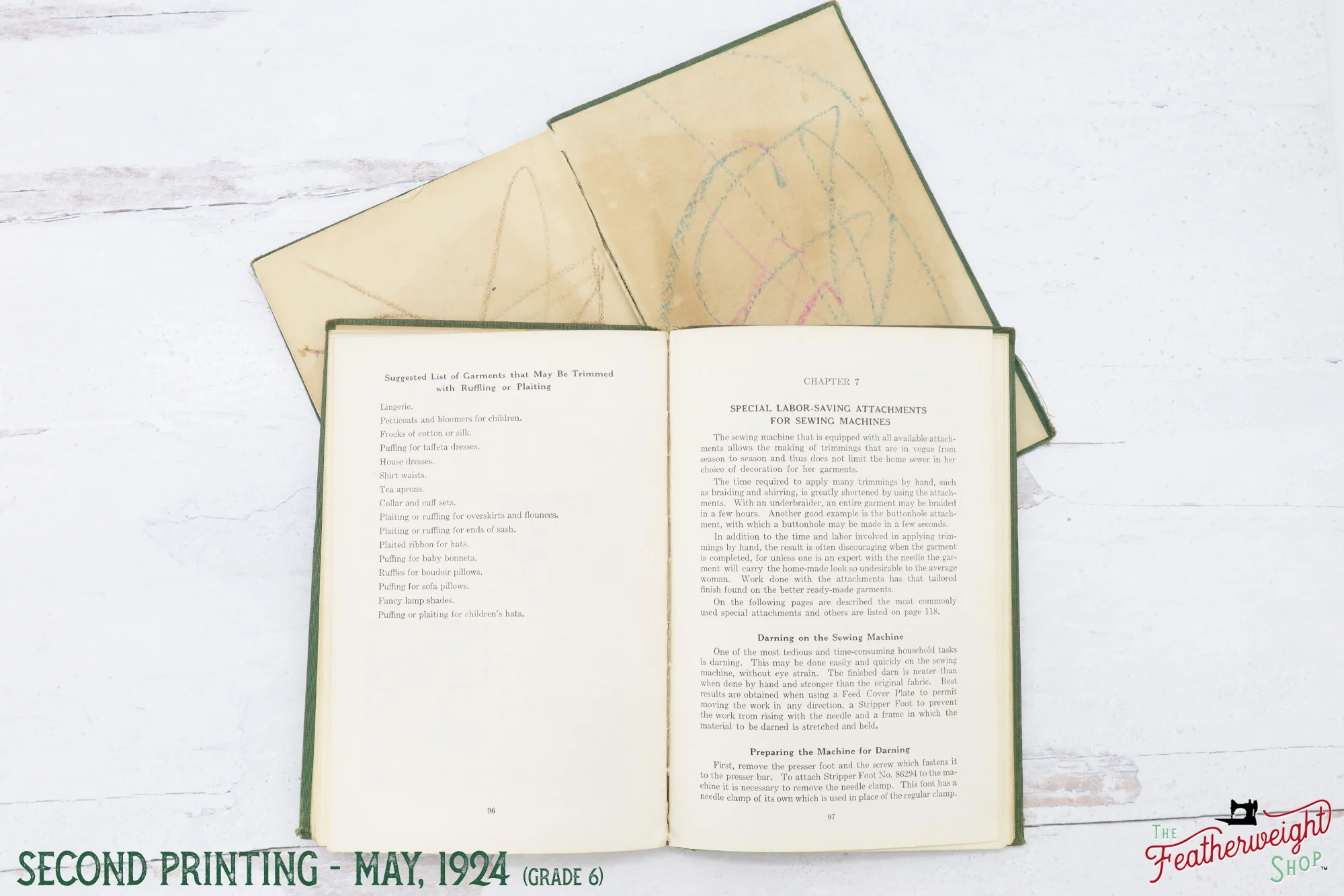 Machine Sewing Book, Singer 1924 (Vintage Original) RARE - Image 5