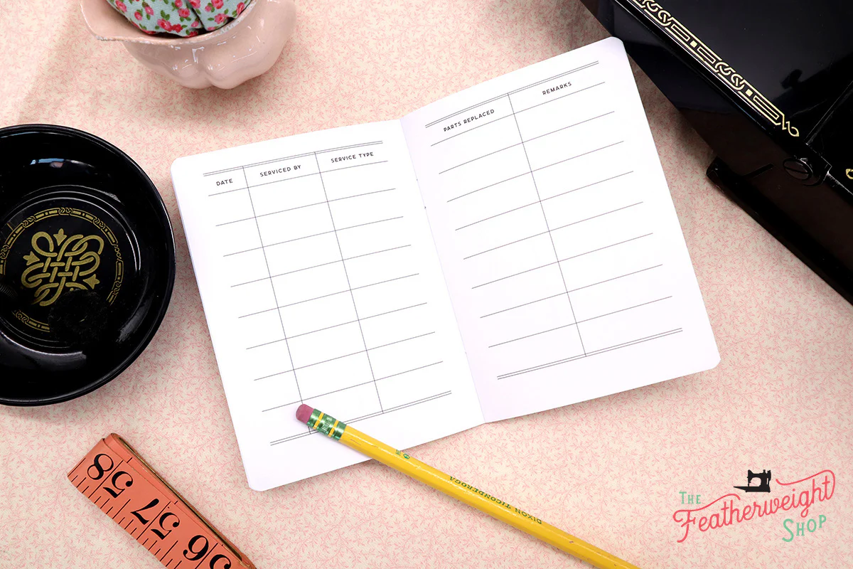 Maintenance LOG BOOK for Singer Featherweight 221 222 Service Records - Image 2